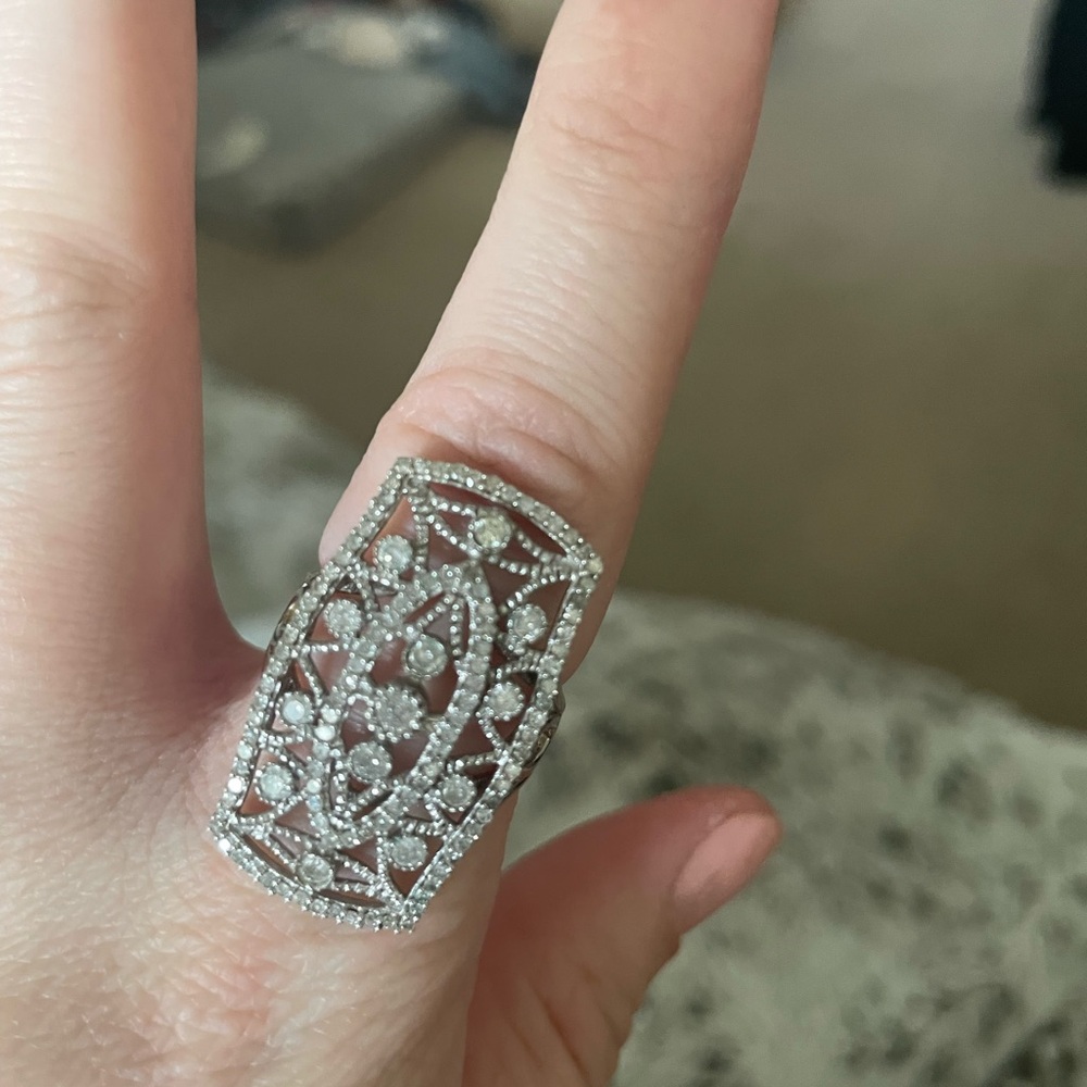 Ross-Simons Intricate Silver Ring - image 5